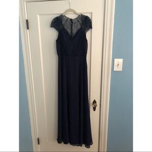 Size 8 - ASOS Navy formal dress